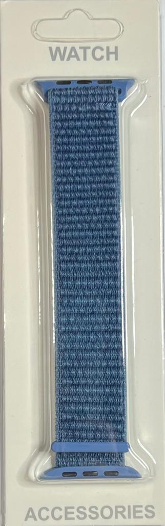 Curea textila ceas Cape blue 42-44 mm